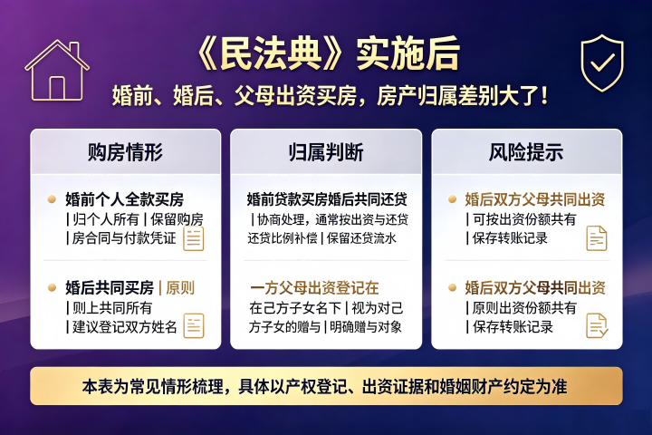 _民法典_实施后_婚前_婚后买房_父母出资买房差别大了_房产归属一览表_2021_.png